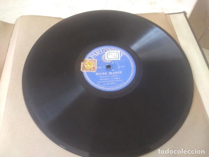 Discos de pizarra: Dusco gramofono pizarra Parlophon Rose Marie - Foto 1