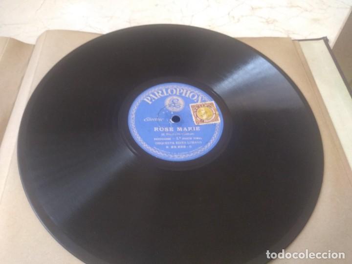 Discos de pizarra: Dusco gramofono pizarra Parlophon Rose Marie - Foto 2