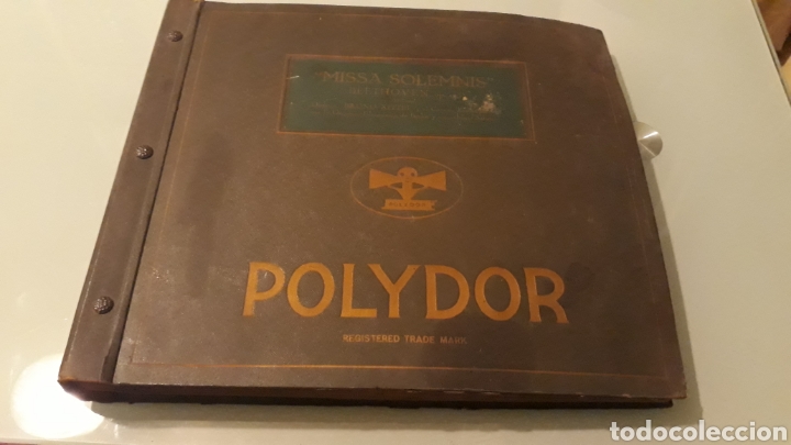 Discos de pizarra: Missa Solemnis, POLYDOR, BEETHOVEN, 11 discos - Foto 1