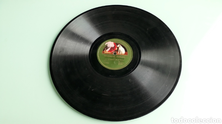 Discos de pizarra: Disco Pizarra ESTUDIANTINA(Waldteufel)/La viuda alegre - Foto 1