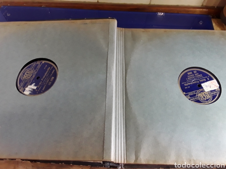 Discos de pizarra: Antiguo álbum completo de discos de pizarra de 29cm de la comedia lírica DOÑA FRANCISQUITA(regal) - Foto 4 - 200803240