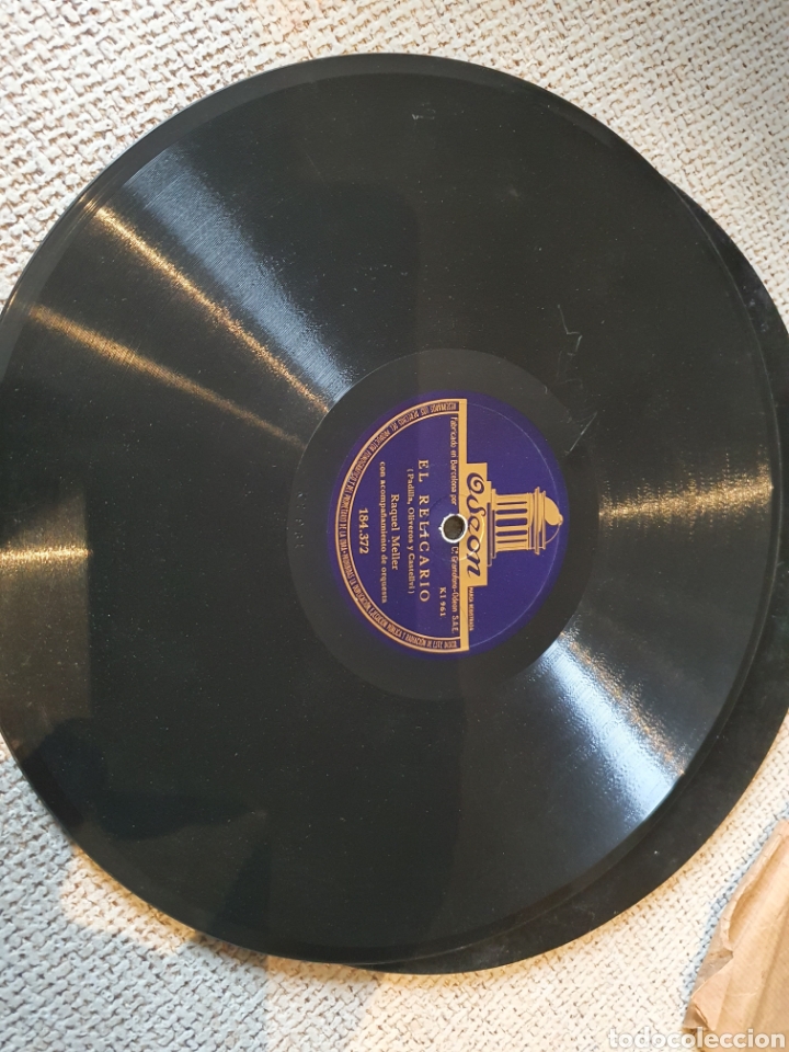Discos de pizarra: 78 RPM RAQUEL MELLER/ Cupl&eacute; - Foto 4