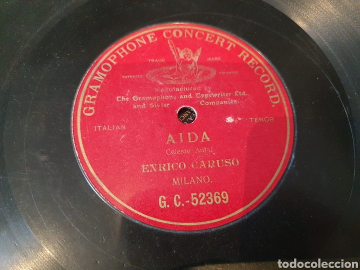 78 rpm gramophone monofacial enrico caruso Buy Shellac records