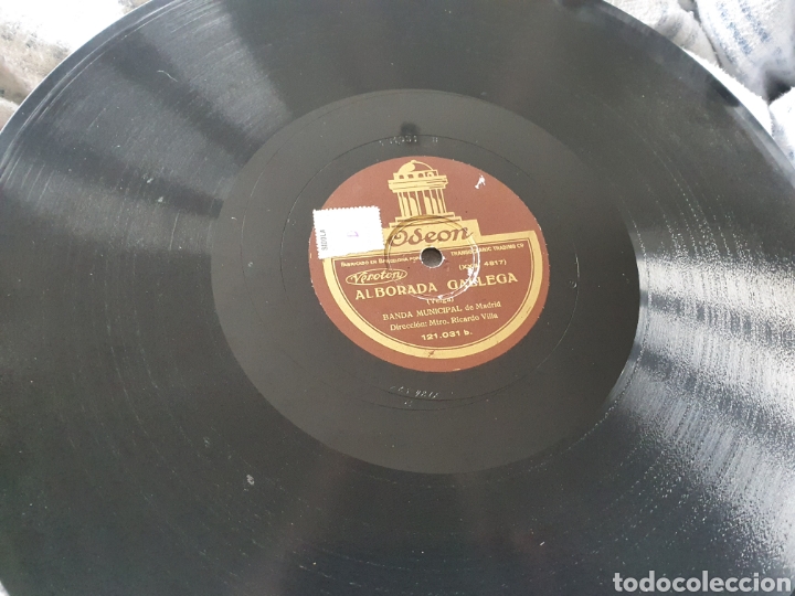 Discos de pizarra: 78 rpm Alborada gallega - Foto 1