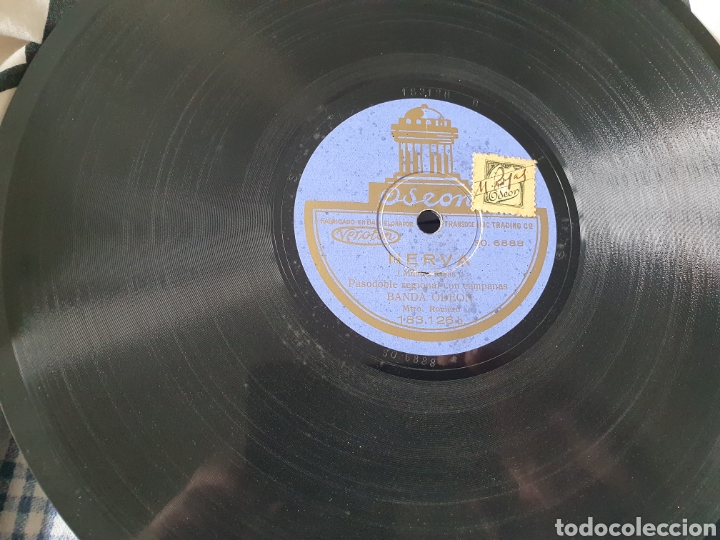 Discos de pizarra: 78 rpm pasodoble regional y pasodoble torero - Foto 2