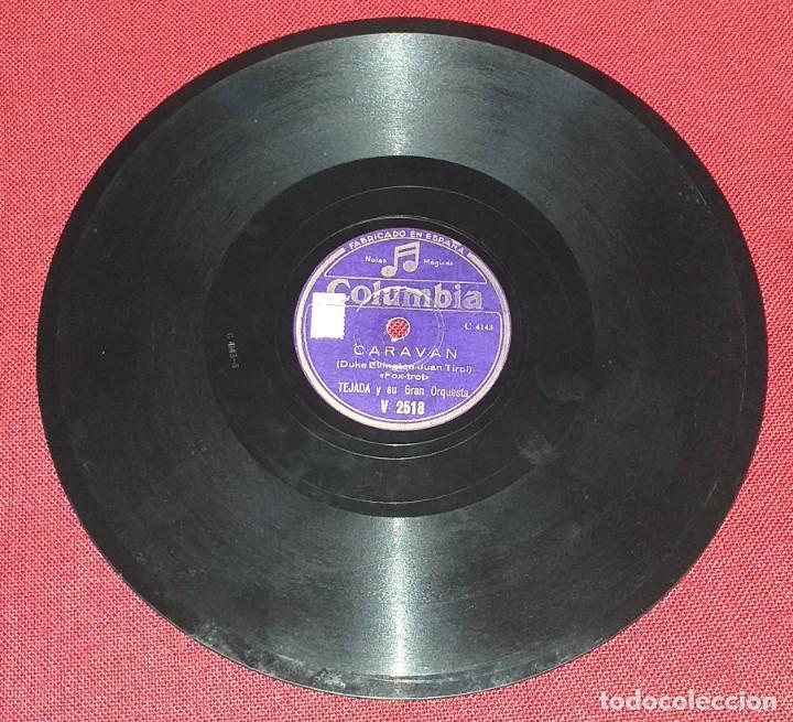 Discos de pizarra: DISCO DE PIZARRA - LA NEGRA QUIRINA - CARAVAN - Foto 4