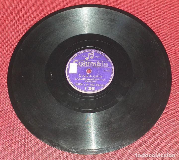 Discos de pizarra: DISCO DE PIZARRA - LA NEGRA QUIRINA - CARAVAN - Foto 5
