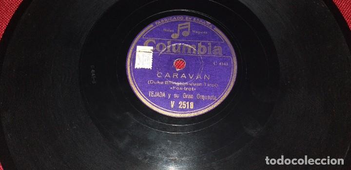Discos de pizarra: DISCO DE PIZARRA - LA NEGRA QUIRINA - CARAVAN - Foto 6