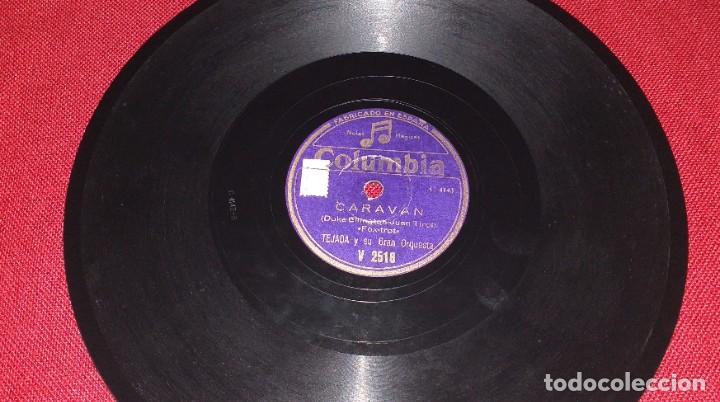 Discos de pizarra: DISCO DE PIZARRA - LA NEGRA QUIRINA - CARAVAN - Foto 7