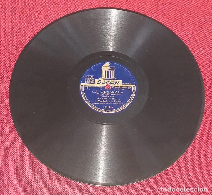 Discos de pizarra: DISCO DE PIZARRA - LA GENERALA - Foto 1