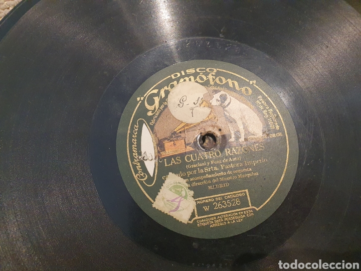 Discos de pizarra: 78 RPM Pastora Imperio - Foto 2