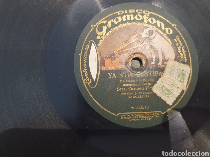 Discos de pizarra: Carmen flores disco de pizarra - Foto 1
