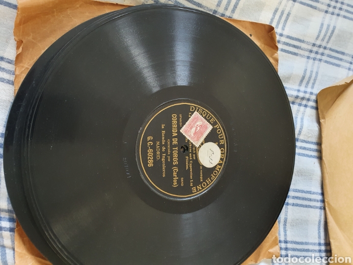 Discos de pizarra: 78 RPM Corrida de Toros. - Foto 1