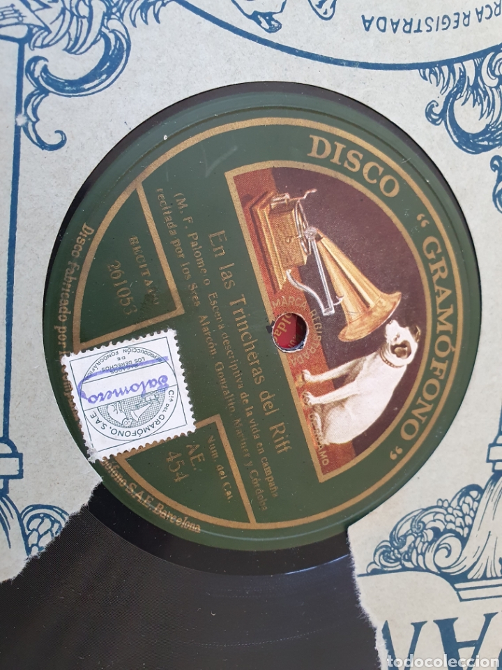 Discos de pizarra: EN LAS AVANZADAS, 78 RPM - Foto 1