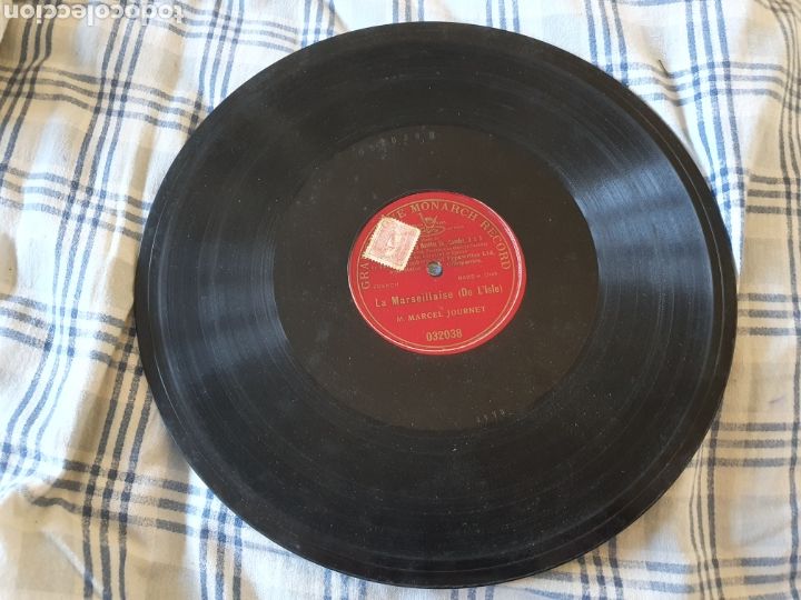 Discos de pizarra: Marcel Journet la MARSEILLAISE - Foto 1