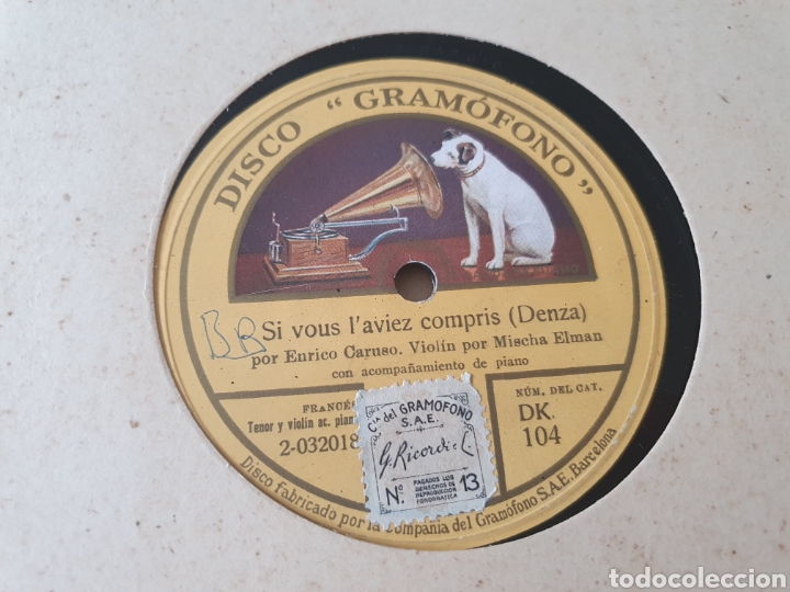 Discos de pizarra: 78 rpm Enrico Caruso - Foto 2