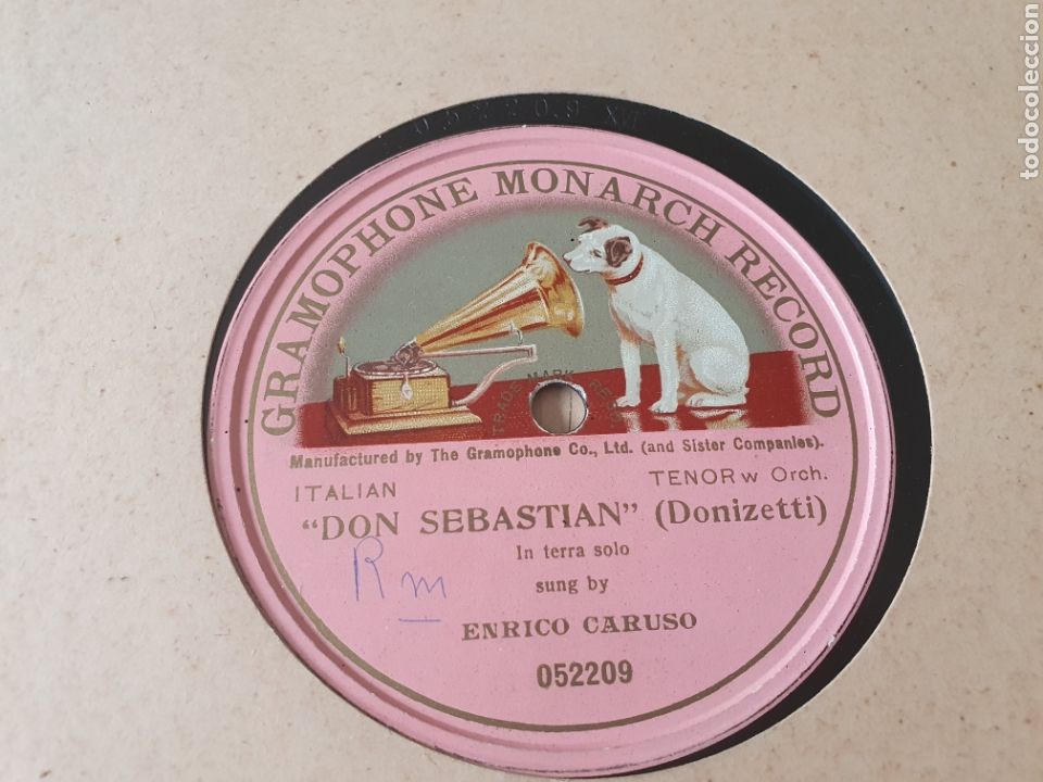 Discos de pizarra: 78 RPM CARUSO - Foto 1