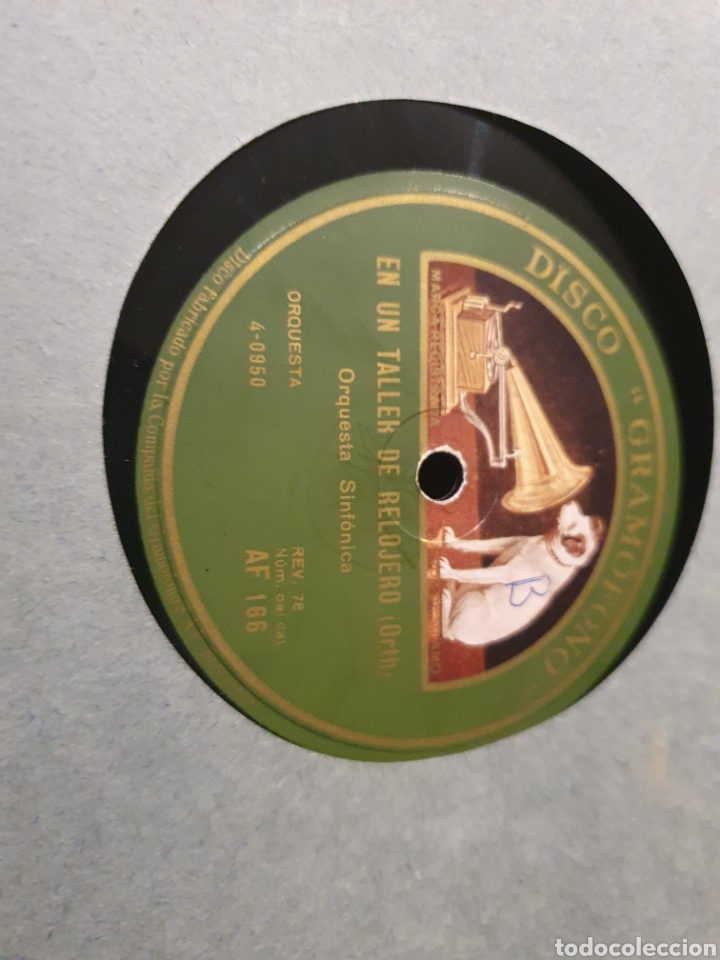 Discos de pizarra: EN UN TALLER RELOJERO PIZARRA - Foto 2