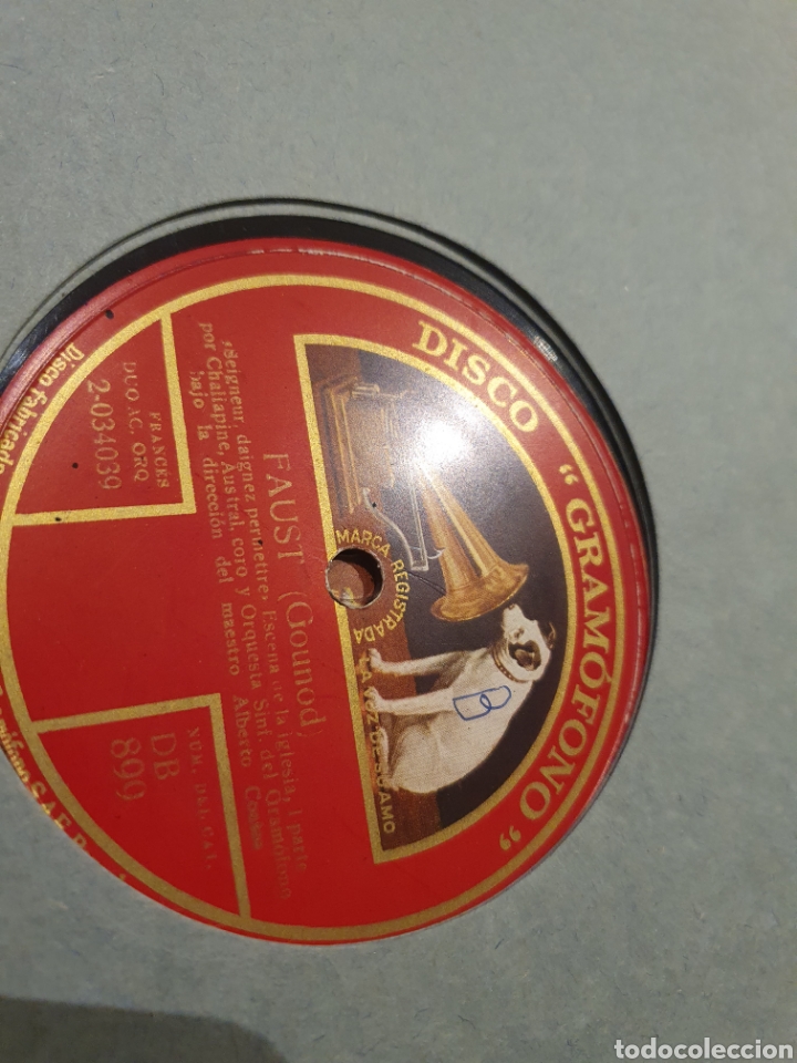 Discos de pizarra: FAUST DISCO GRAM&Oacute;FONO - Foto 1