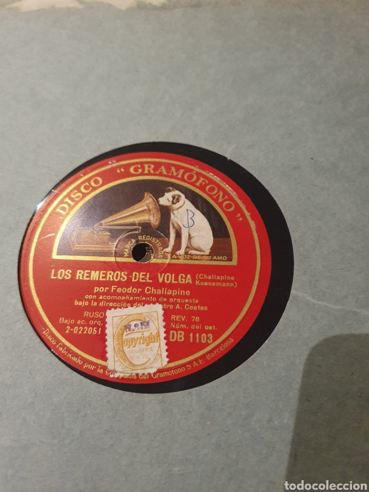 Discos de pizarra: EL PROFETA FEODOR CHALIAPINE - Foto 1