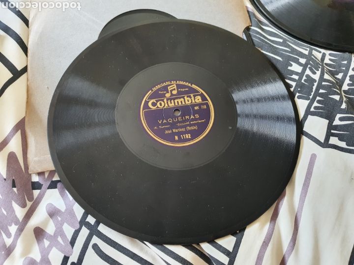 Discos de pizarra: CANCION ASTURIANA 78 rpm - Foto 2