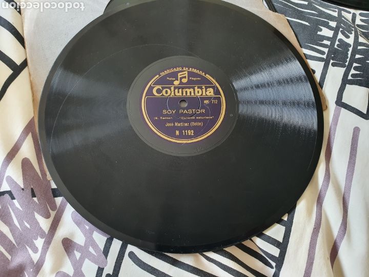 Discos de pizarra: CANCION ASTURIANA 78 rpm - Foto 1
