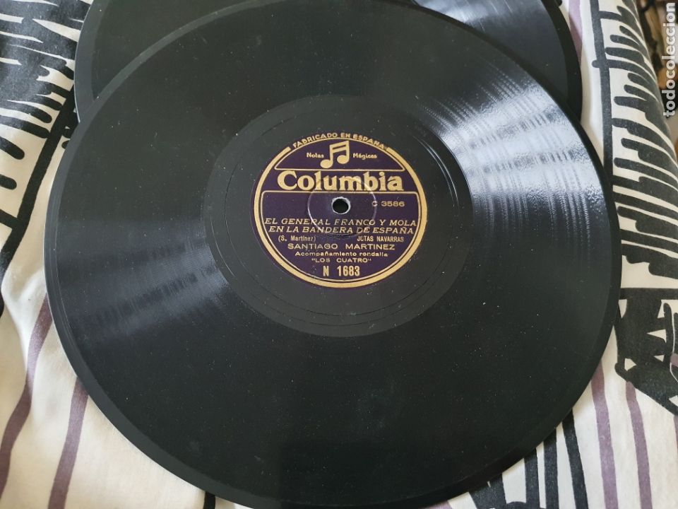 Discos de pizarra: FRANQUISTA, HIST&Oacute;RICO - Foto 1
