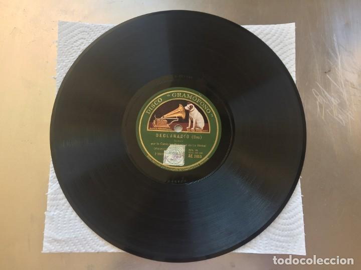 Discos de pizarra: DISCO PIZARRA DECLARACIO (BOU) Y CAMI DE L&acute;ESGLESIA (LUIS M. SOL&Eacute;) - Foto 1