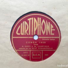 Discos de pizarra: NEUF ROMANICHELS - CONGA 1938 / CONGA DES CONNAISSEURS 78 RPM. Lote 205394283