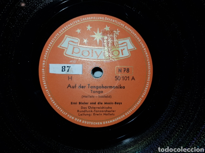 Discos de pizarra: Antiguo lote de discos de pizarra - Foto 2