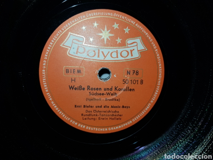 Discos de pizarra: Antiguo lote de discos de pizarra - Foto 12