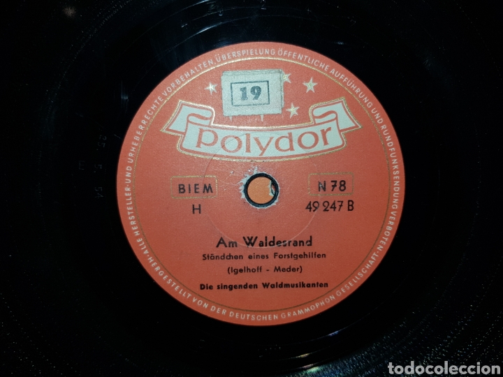 Discos de pizarra: Antiguo lote de discos de pizarra - Foto 23