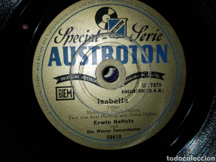 Discos de pizarra: Antiguo lote de discos de pizarra - Foto 6