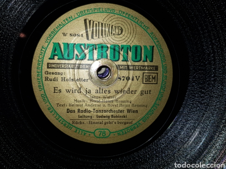 Discos de pizarra: Antiguo lote de discos de pizarra - Foto 7