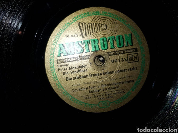 Discos de pizarra: Antiguo lote de discos de pizarra - Foto 9