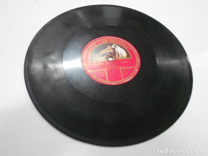 Discos de pizarra: ANTIGUO DISCO PIZARRA - MARIA MARI Y TORNA A SURRIENTO - Foto 1