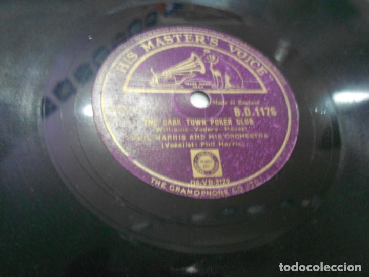 Discos de pizarra: ANTIGUO DISCO PIZARRA - PHIL HARRIS Y SU ORQUESTA - Foto 2