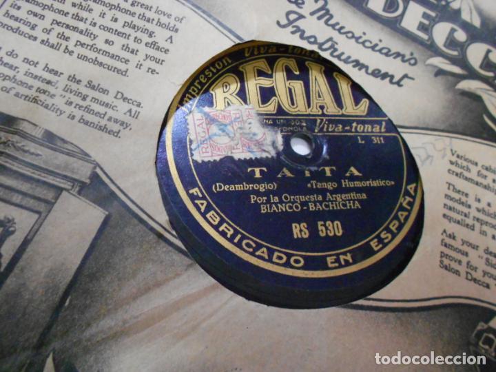 Discos de pizarra: ANTIGUO DISCO PIZARRA - TATTA Y TORCACITA - Foto 3