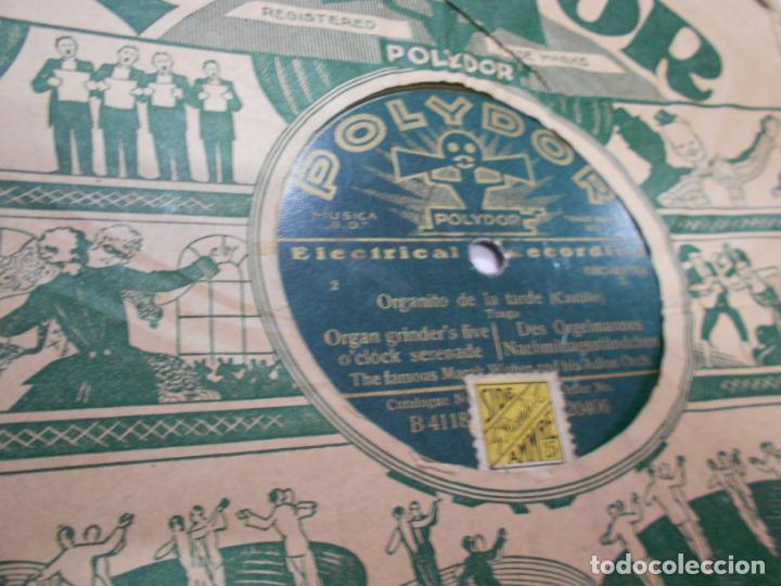 Discos de pizarra: ANTIGUO DISCO PIZARRA - ORGANITO DE LA TARDE Y ALFREDO - Foto 2