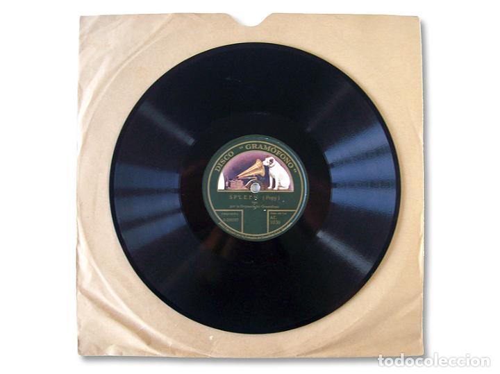 Discos de pizarra: DISCO GRAM&Oacute;FONO  SPLEEN ( POPY ) / CAROLINA SUNSHINE - Foto 2