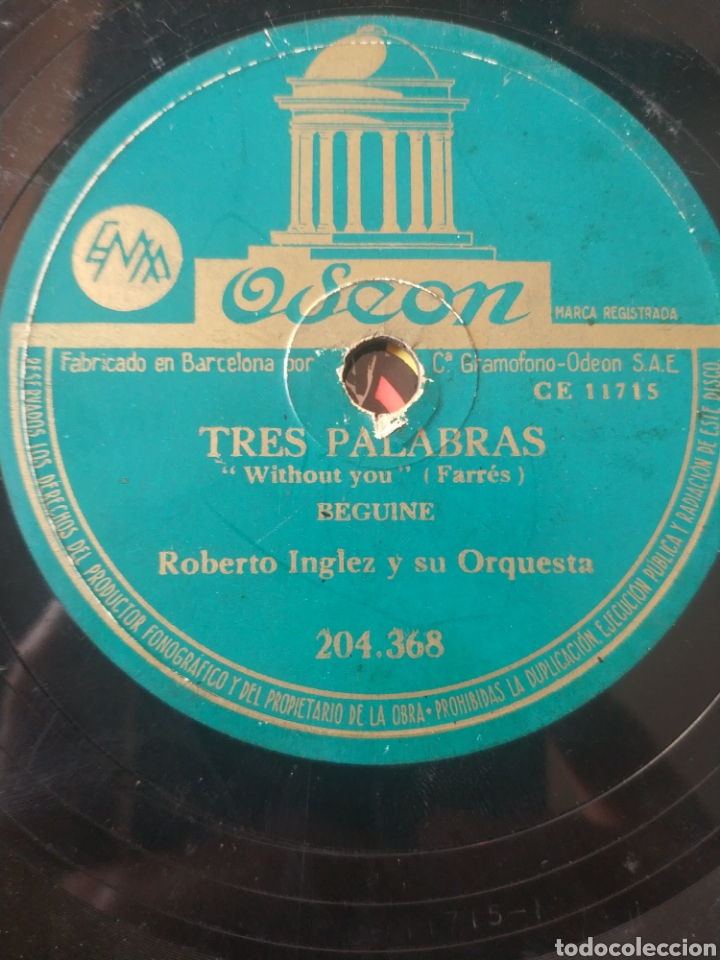 Discos de pizarra: 3 palabras. Dos sombras. - Foto 2