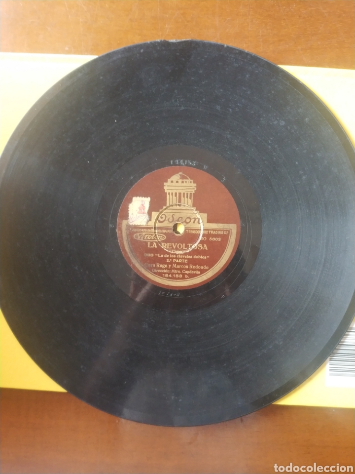 Discos de pizarra: La de los claveles dobles primera y segunda parte. - Foto 2