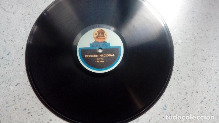 Discos de pizarra: DISCO PIZARRA PERICON NACIONAL DE GOYITA Y JAVA DE GOYITA COUPLET ODEON - Foto 2