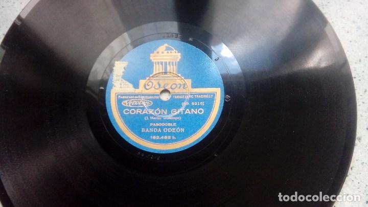 Discos de pizarra: DISCO PIZARRA LA CIRILA PASODOBLE COREANO Y CORAZON GITANO PASADOBLE BANDA ODEON - Foto 1