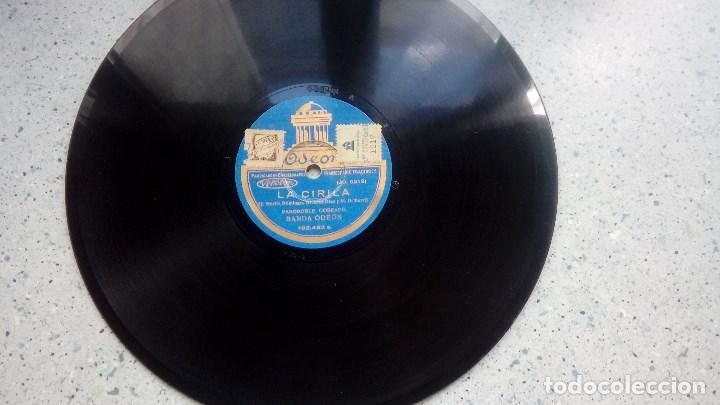 Discos de pizarra: DISCO PIZARRA LA CIRILA PASODOBLE COREANO Y CORAZON GITANO PASADOBLE BANDA ODEON - Foto 2