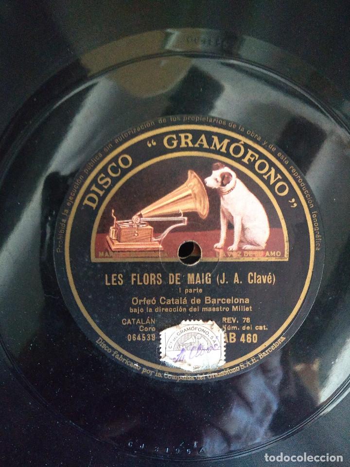 Discos de pizarra: orfe&oacute; catal&agrave; : les flors de maig. - Foto 1