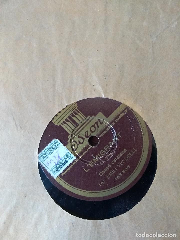 Discos de pizarra: 6 discos de pizarra antiguos de emili vendrell : - Foto 5