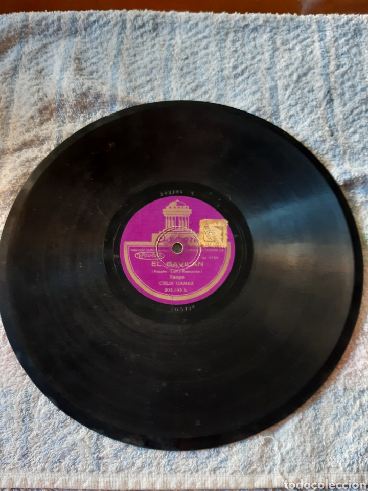 Discos de pizarra: Rinconcito y el gavil&aacute;n tangos de Celia G&aacute;mez - Foto 5