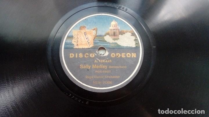 Discos de pizarra: DISCO PIZARRA LOVE BIRD Y SALLY MEDLEY FOXTROP DISCO ODEON - Foto 1