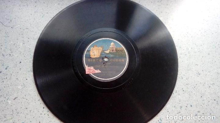 Discos de pizarra: DISCO PIZARRA LOVE BIRD Y SALLY MEDLEY FOXTROP DISCO ODEON - Foto 2
